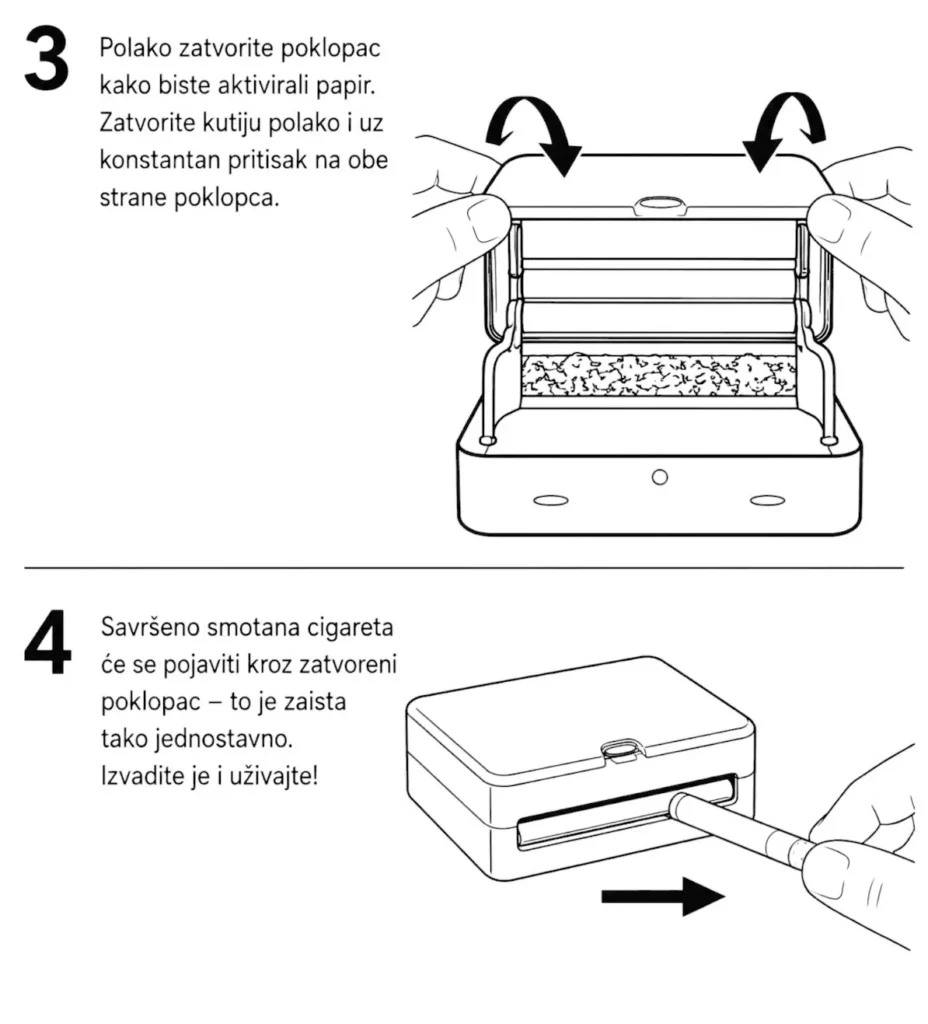 Automatska motalica za duvan - kako se koristi